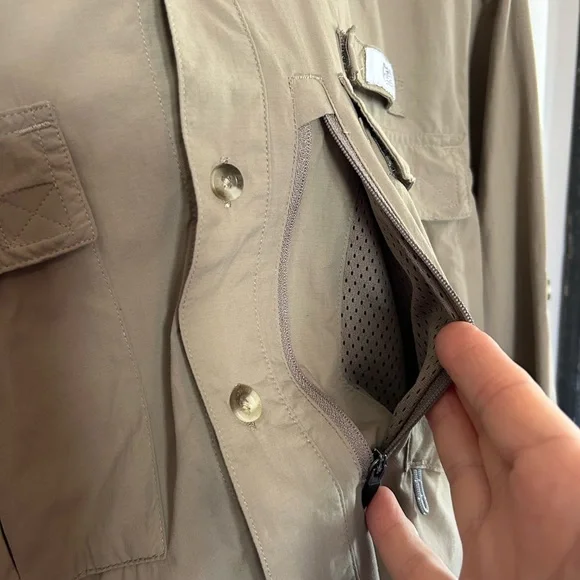 Guide Series Casual Tan Field Shirt size L - Picture 4 of 14